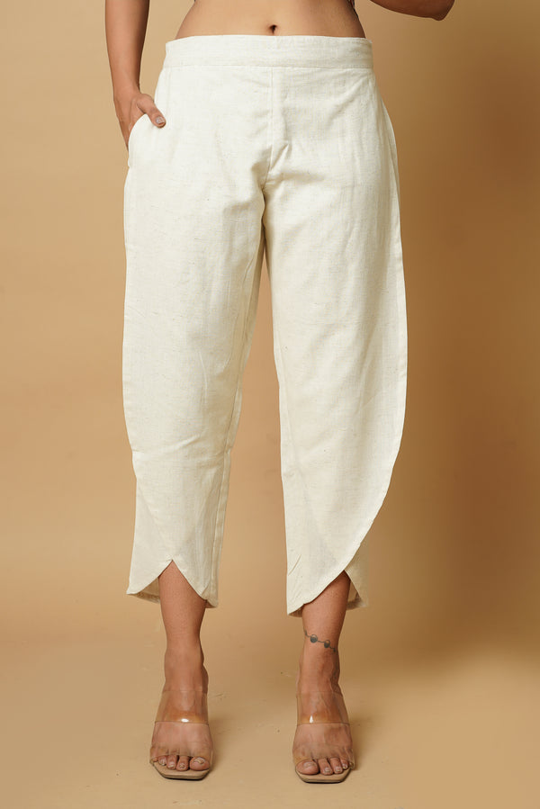 Off White Crafted Women's Tulip Trouser