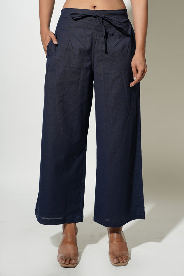 Navy Blue Women's Trouser