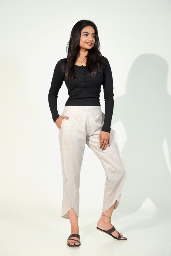 Steel Grey Women's Tulip Trousers