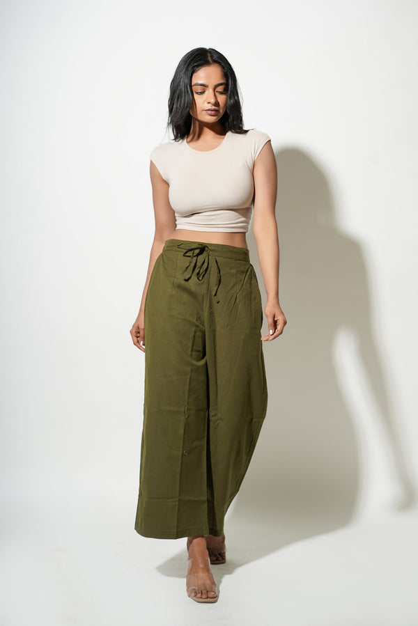 Army Green Women's Trousers
